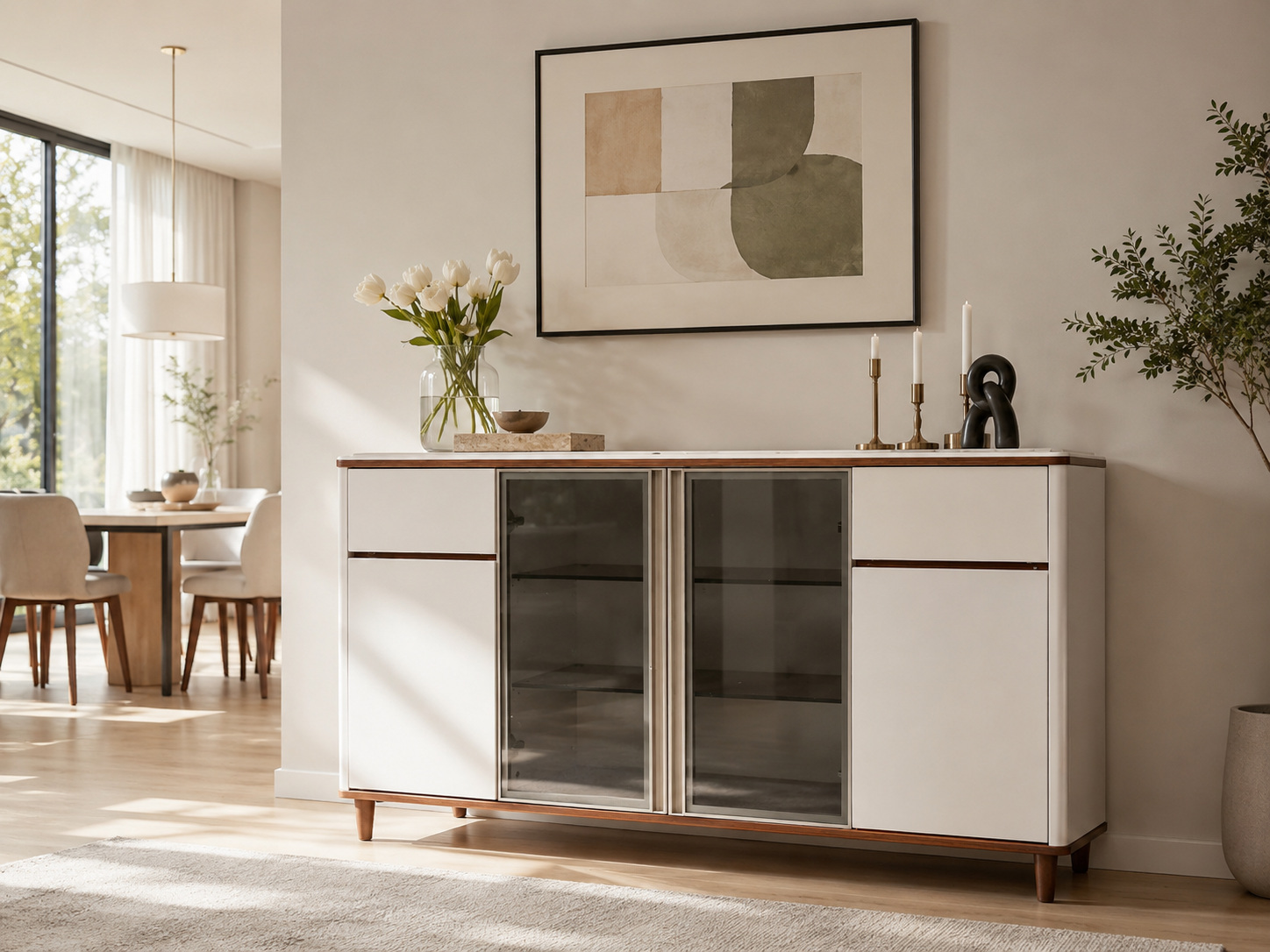 matte grey sideboard – item #ak341 matte grey sideboard – item #ak341