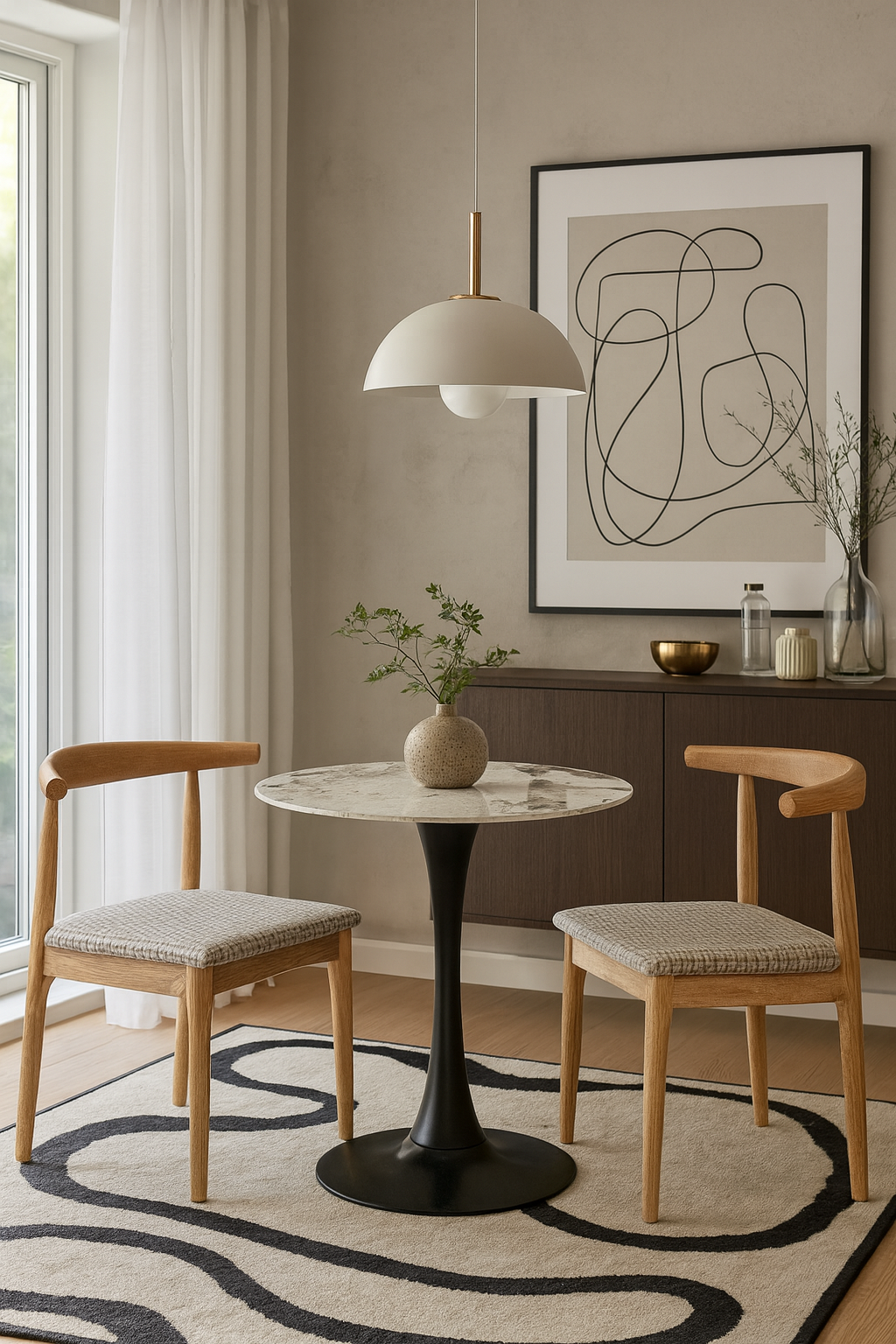 28 inch round sintered stone dining table – item #70 28 inch round sintered stone dining table – item #70