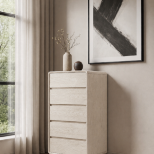 walnut solid wood 4 drawer chest item #4d 80