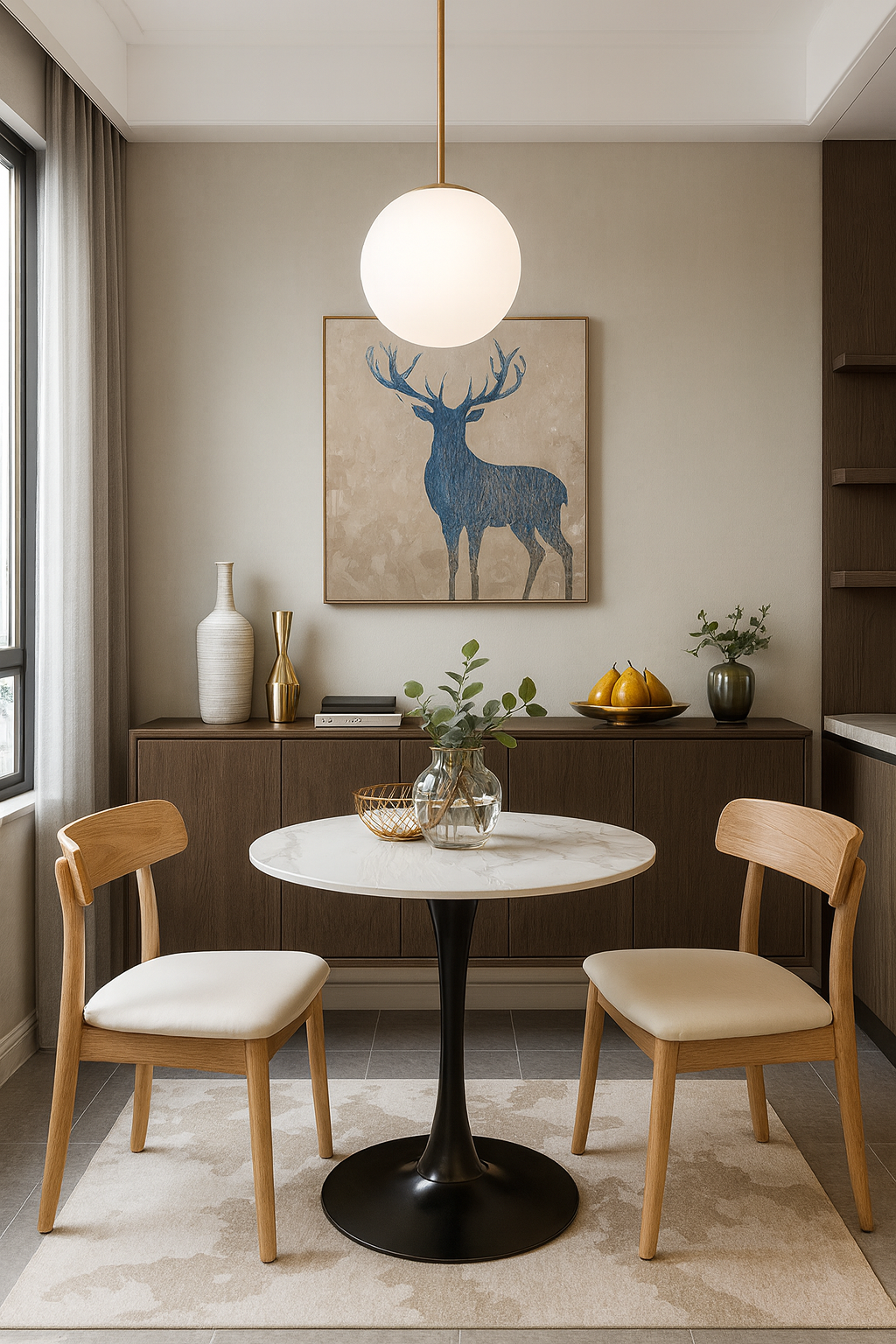 28 inch round sintered stone dining table – item #70 28 inch round sintered stone dining table – item #70