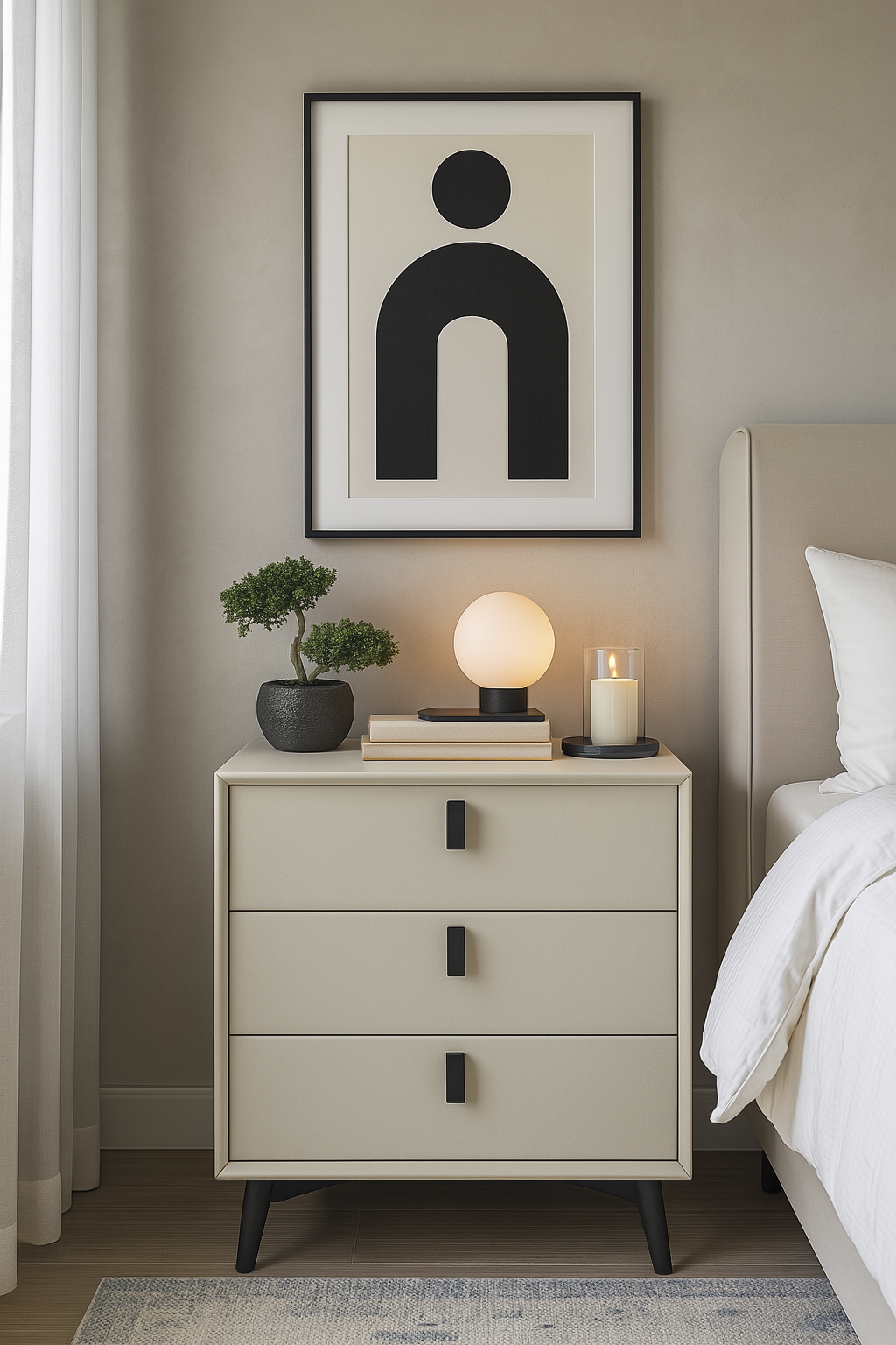 beige leather accent night table item #2239 beige leather accent night table item #2239