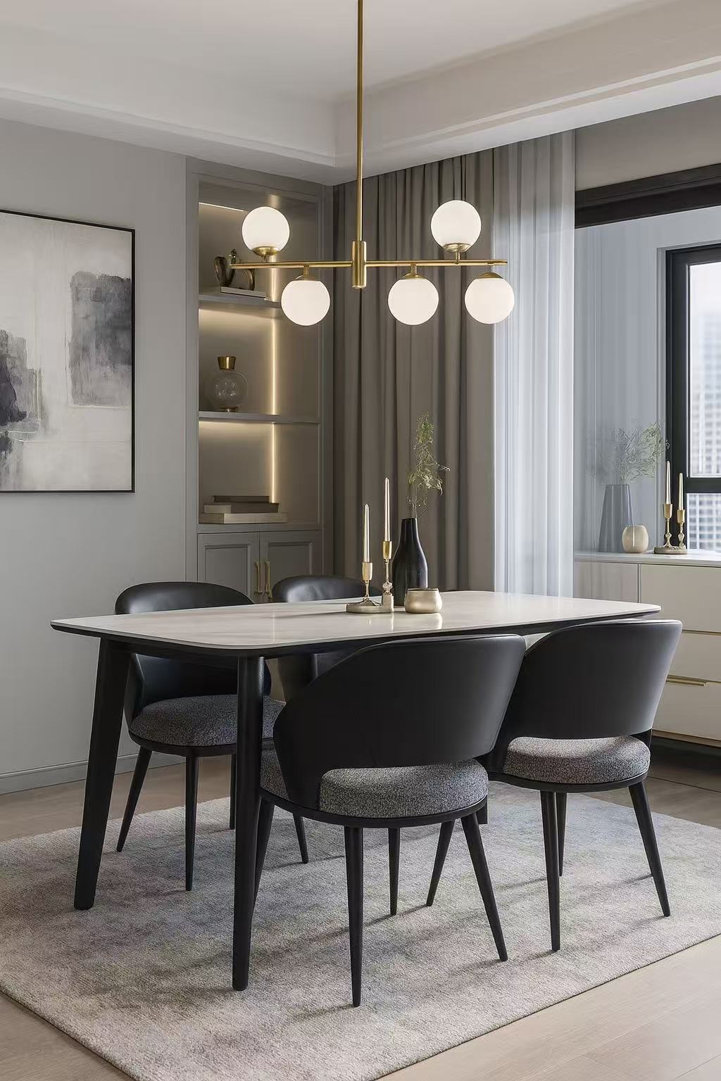 rectangular microcrystalline stone dining table – item #2410 rectangular microcrystalline stone dining table – item #2410