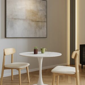 28 inch round sintered stone dining table – item #70