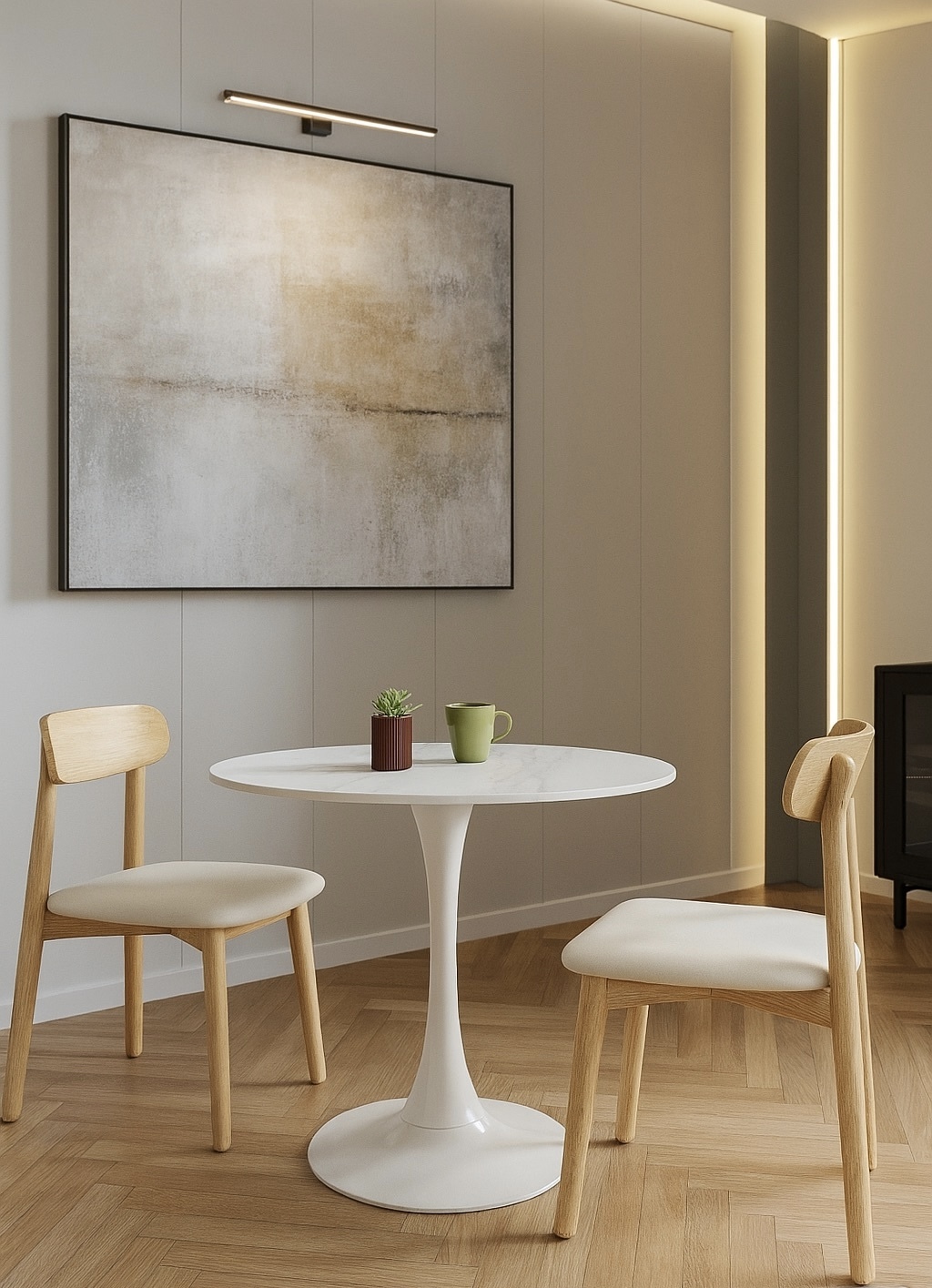 28 inch round sintered stone dining table – item #70 28 inch round sintered stone dining table – item #70