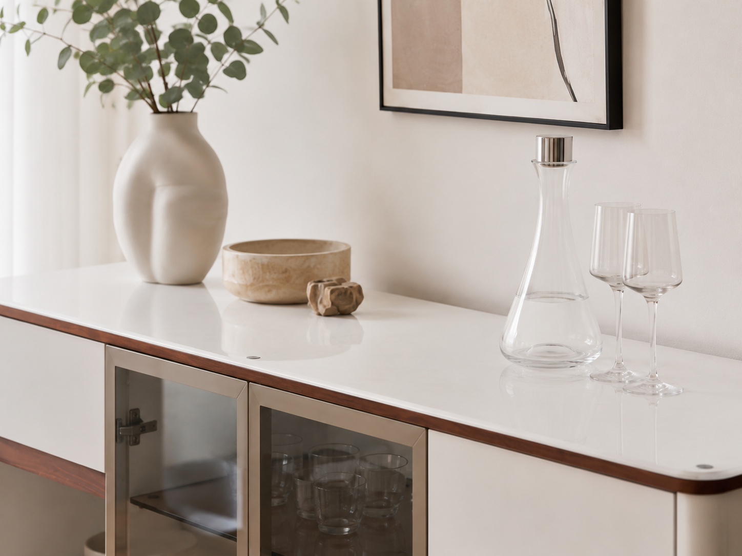 matte grey sideboard – item #ak340 matte grey sideboard – item #ak340