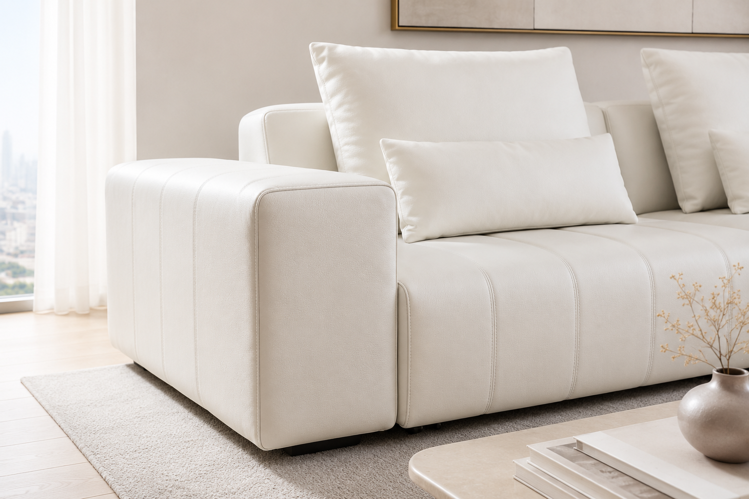 power pull out eco genuine leather sofa item #tp505 power pull out eco genuine leather sofa item #tp505