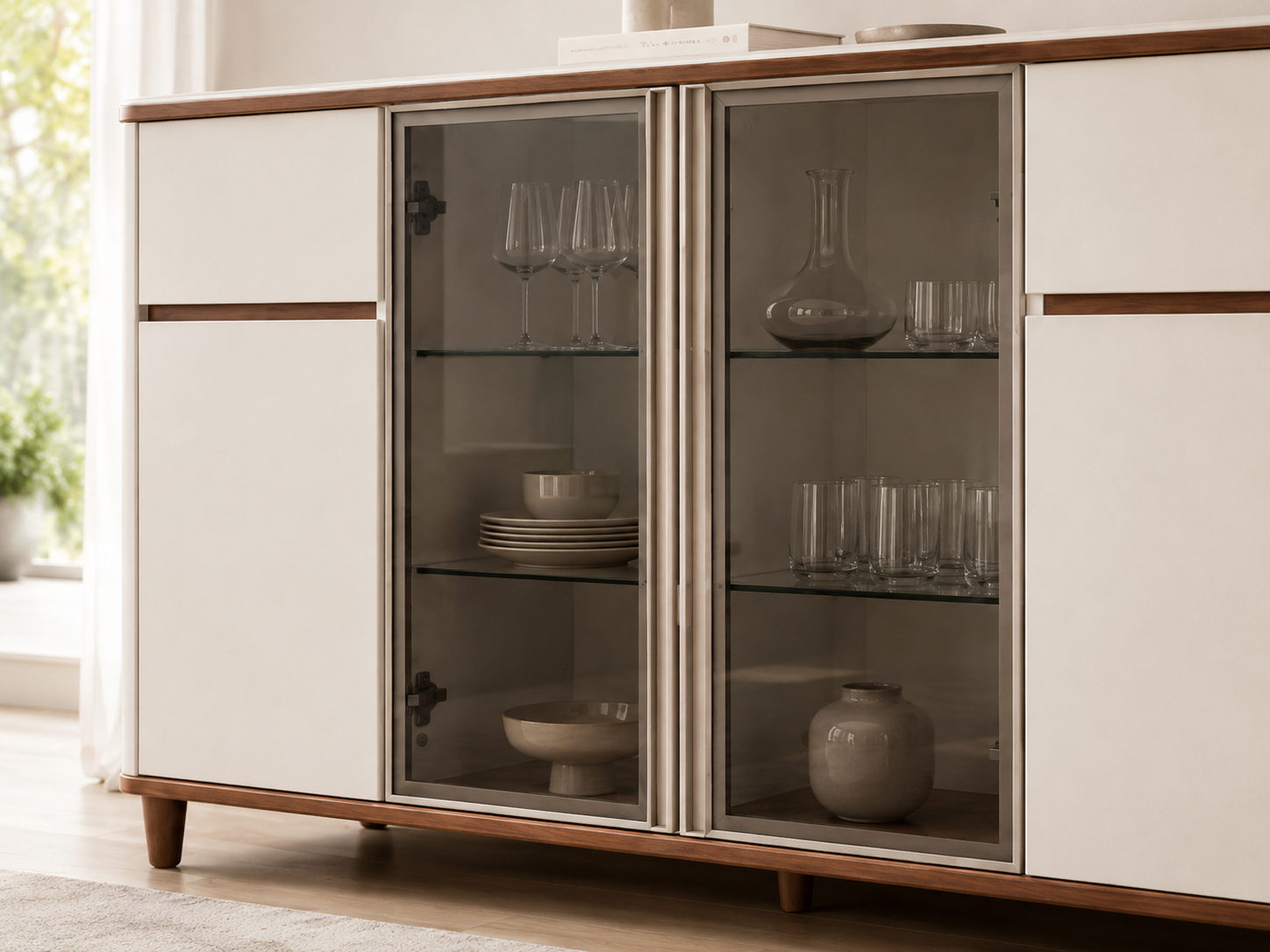 matte grey sideboard – item #ak340 matte grey sideboard – item #ak340
