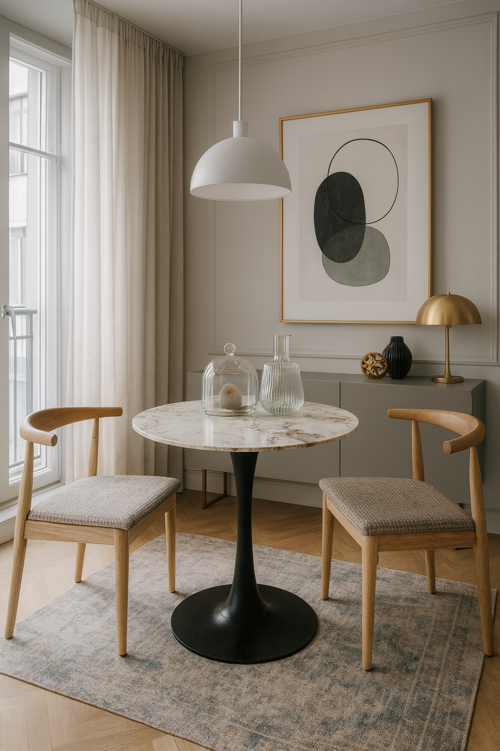 28 inch round sintered stone dining table – item #70 28 inch round sintered stone dining table – item #70