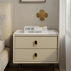 compact sintered stone top night table item #m28