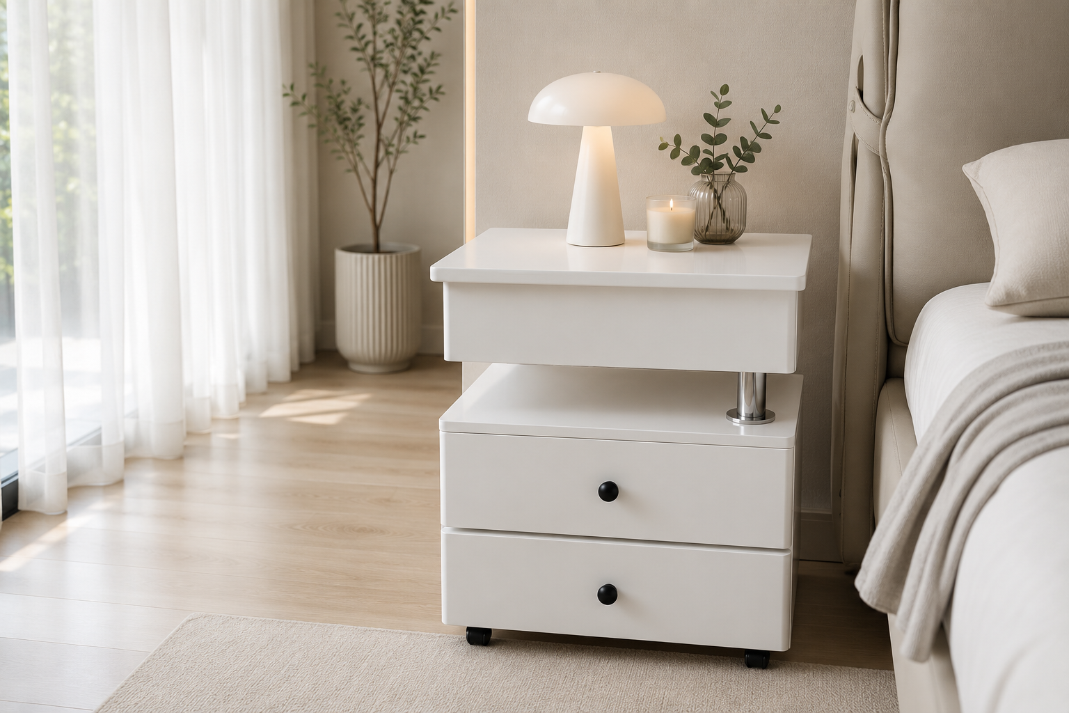 cream walnut lift top vanity night table item #1016 cream walnut lift top vanity night table item #1016