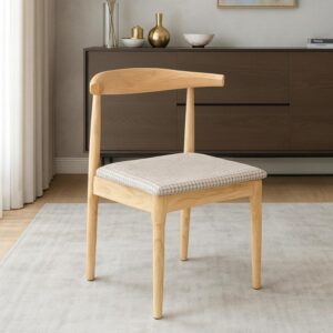 compact solid wood dining chair – item #sy02