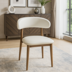 solid wood horn back dining chair – item #yangjiao