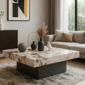 modern square coffee table – item #f61