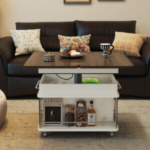 multifunction lift cart coffee table – item #zt54