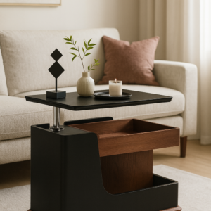 lift top storage side table – item #8061