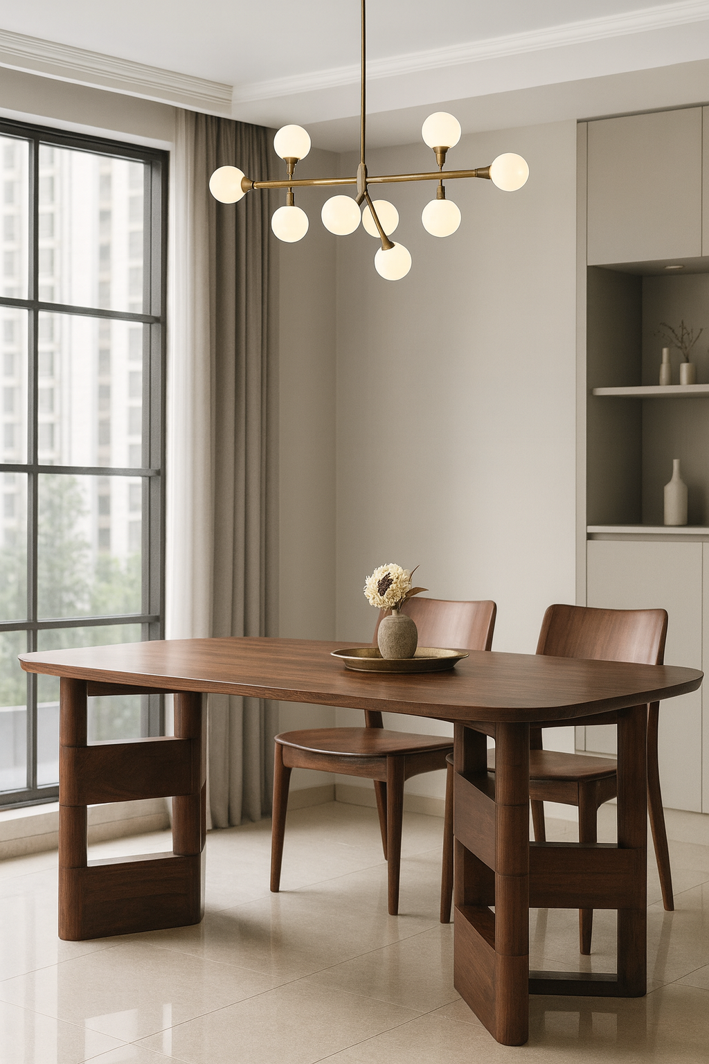 rectangular walnut wood dining table – item #8315 rectangular walnut wood dining table – item #8315