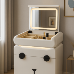 white led mirror vanity night table item #k609