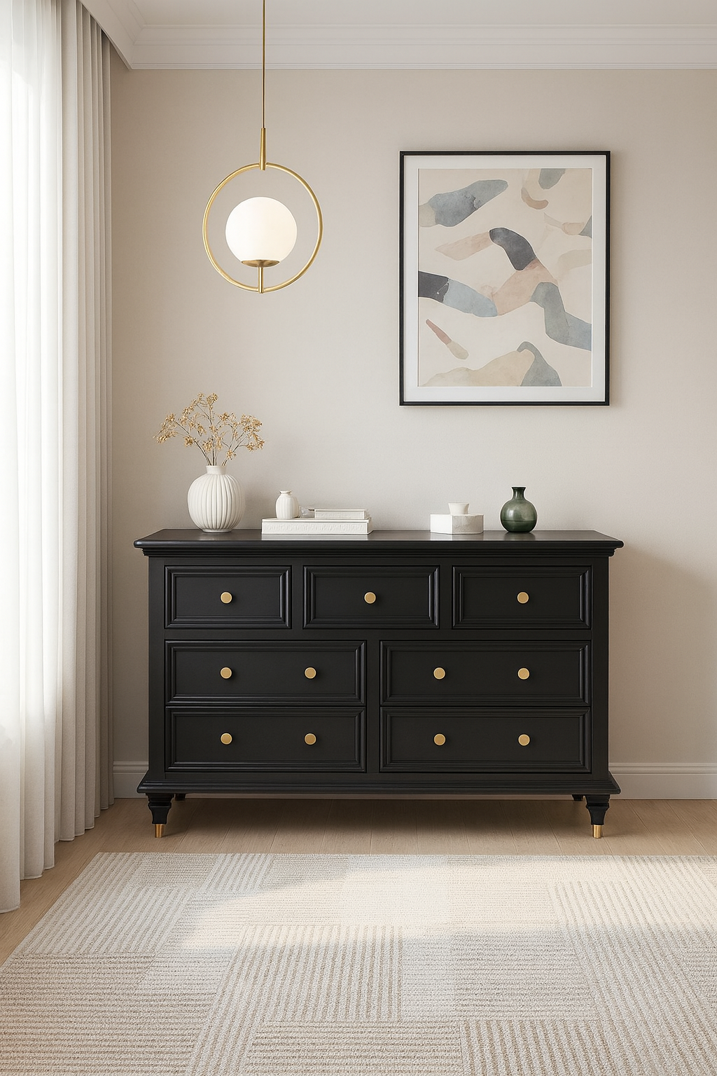 walnut solid wood 7 drawer dresser item #01 135wn walnut solid wood 7 drawer dresser item #01 135wn
