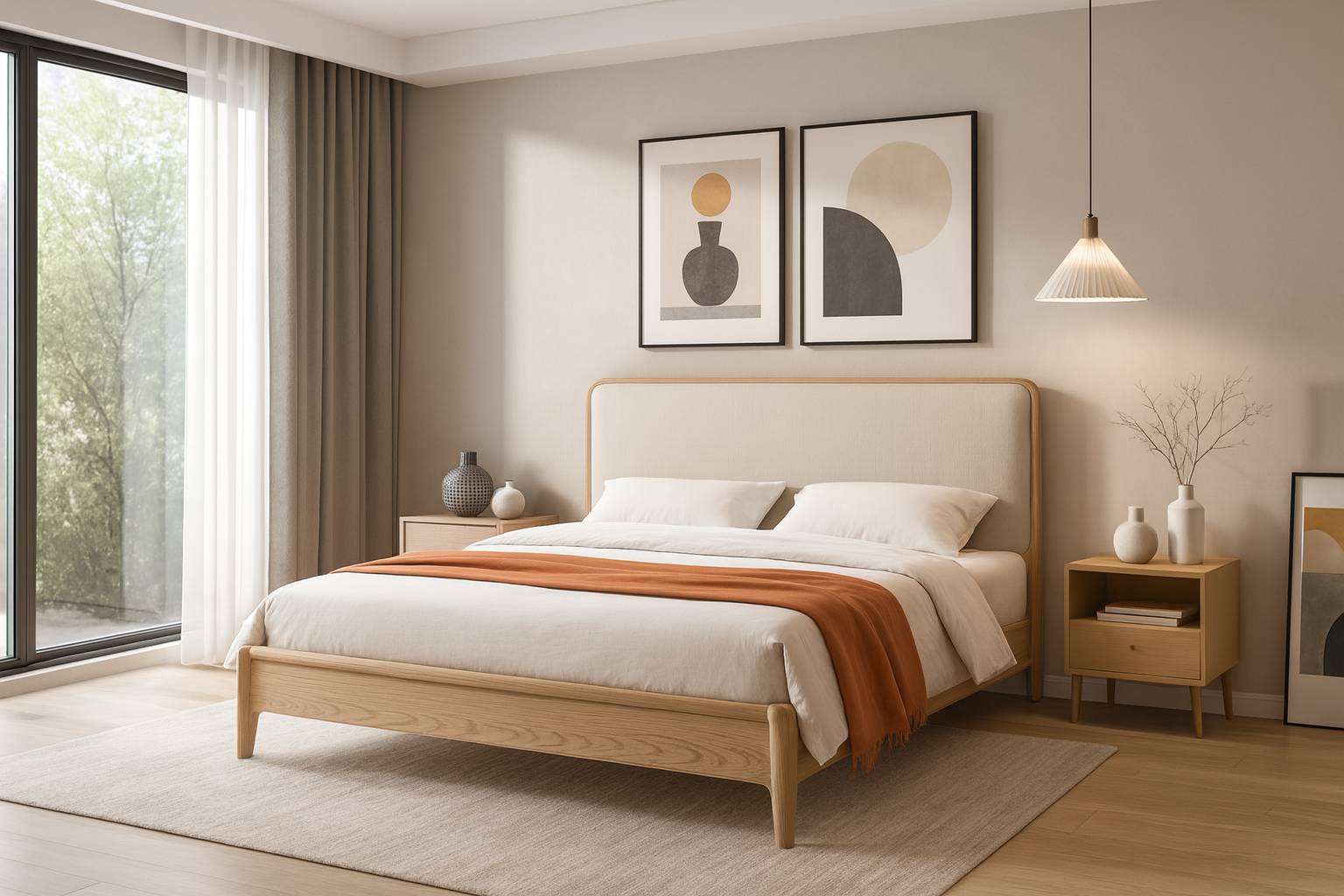 queen solid wood white ash bed queen solid wood white ash bed