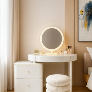 white led vanity table set item #8540