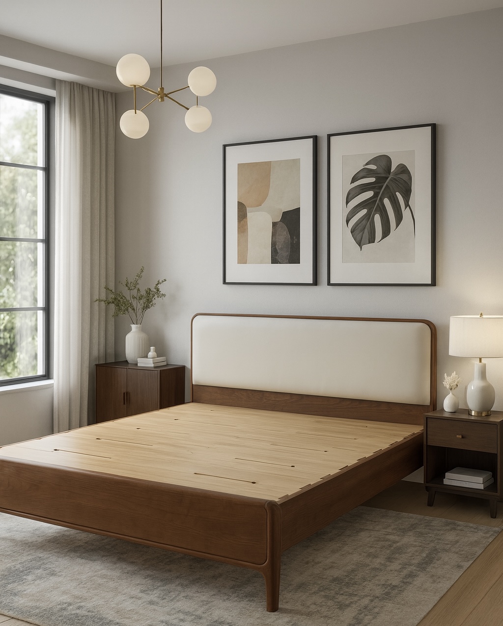 king solid wood white ash bed king solid wood white ash bed