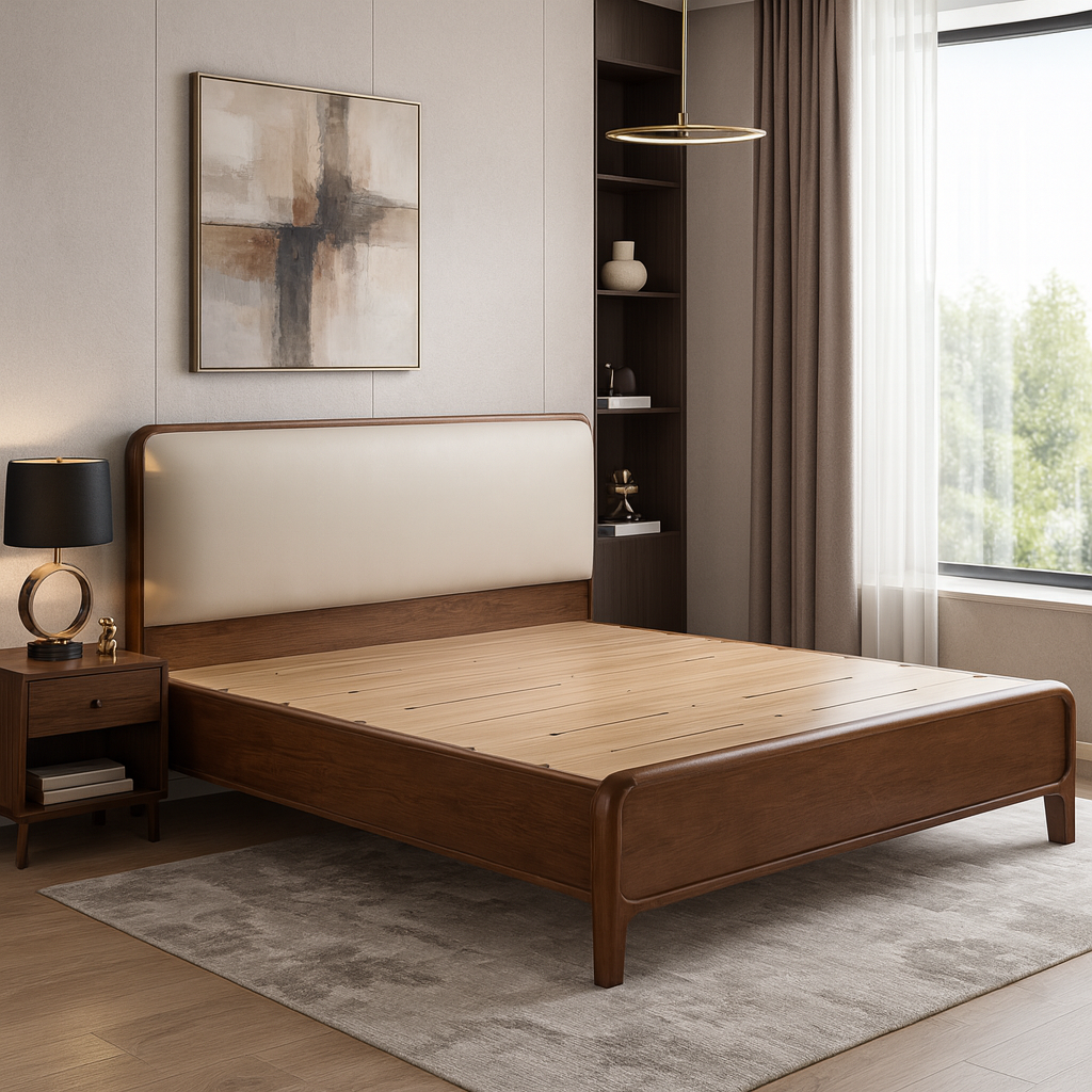 king solid wood white ash bed king solid wood white ash bed