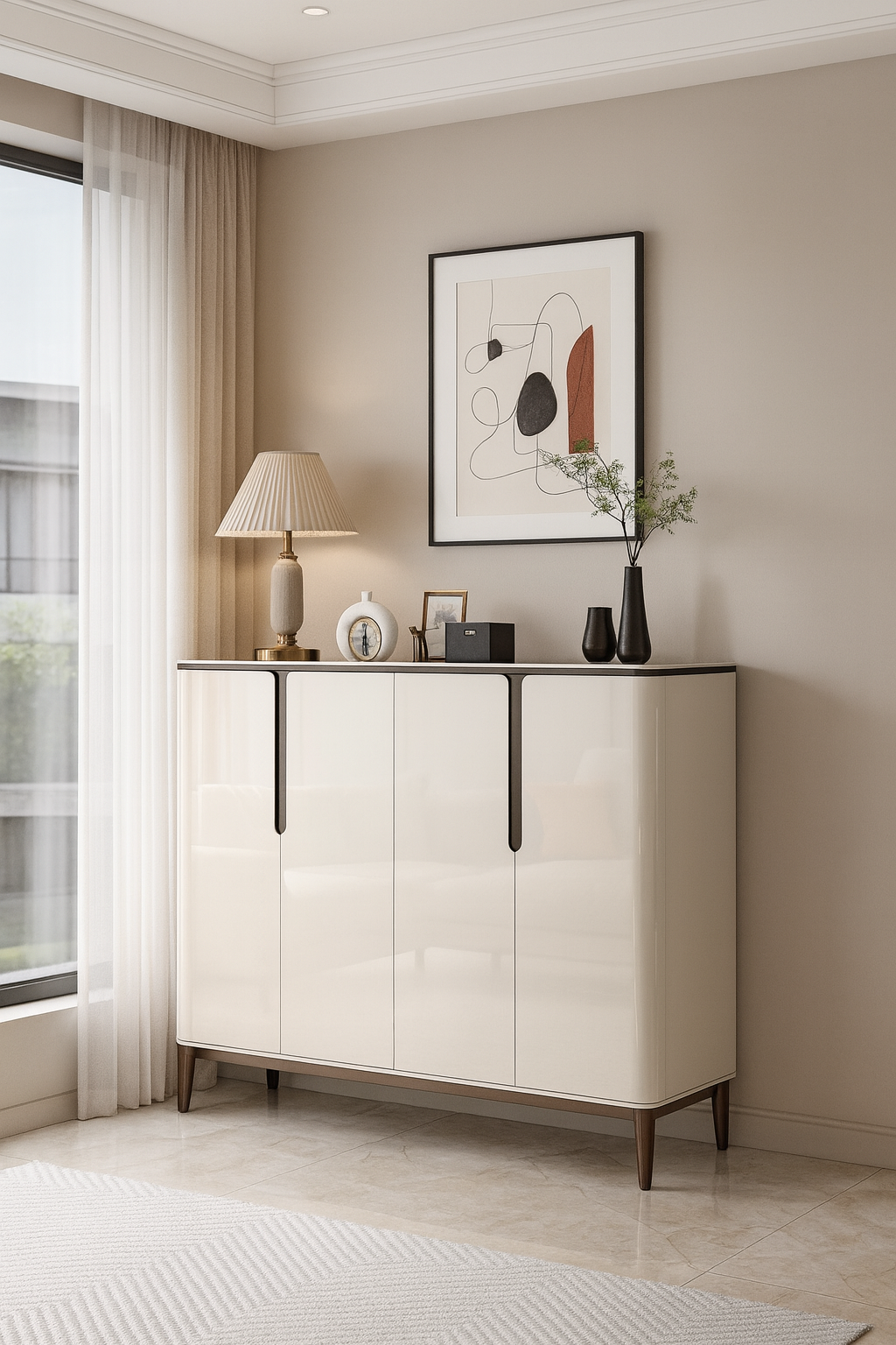 120cm glossy white shoe cabinet – item #ak329 120cm glossy white shoe cabinet – item #ak329