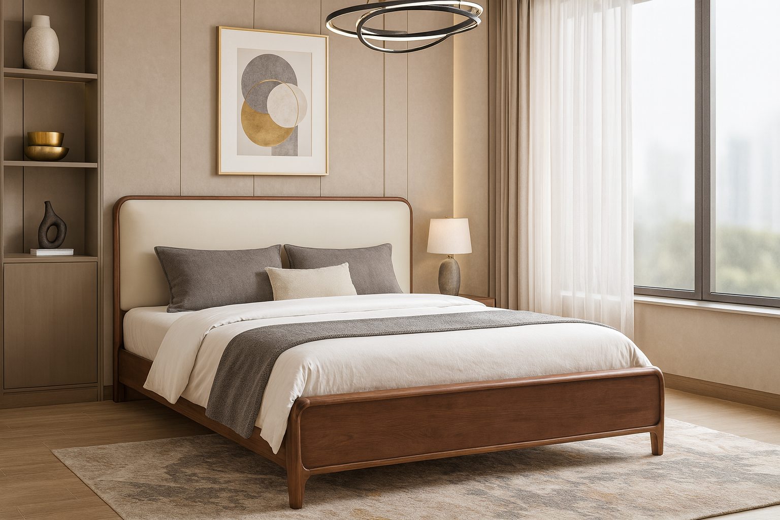 king solid wood white ash bed king solid wood white ash bed