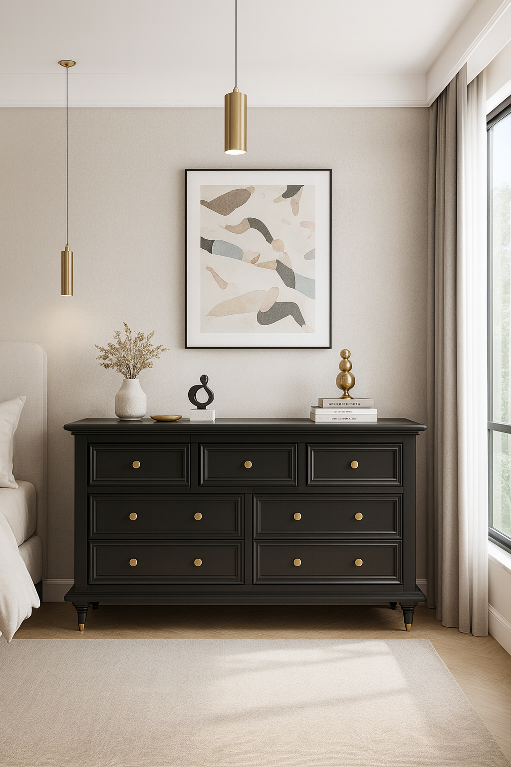 walnut solid wood 7 drawer dresser item #01 135wn walnut solid wood 7 drawer dresser item #01 135wn