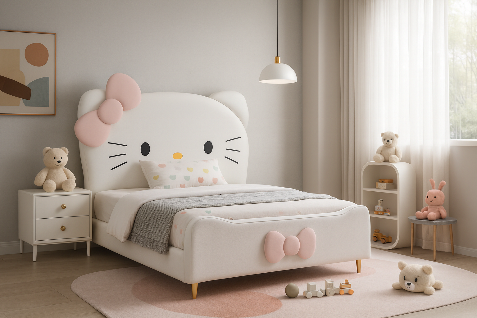 kitty double upholstered bed – item #kt cat kitty double upholstered bed – item #kt cat