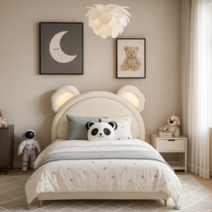 koala double upholstered bed – item #a91 koala