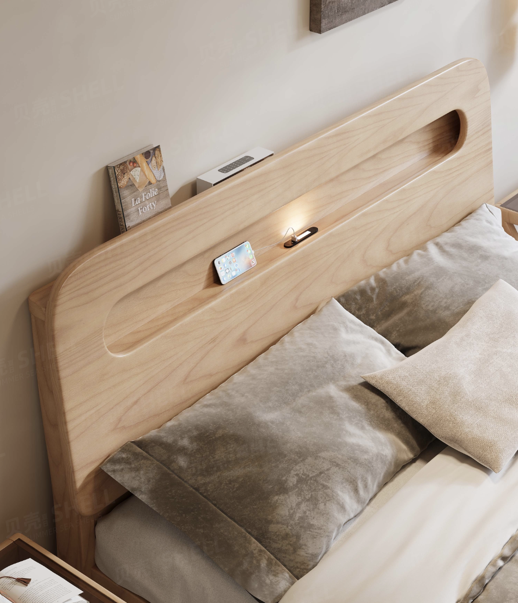 queen solid wood white ash bed queen solid wood white ash bed