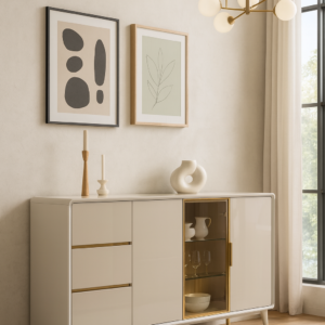140cm moonlight grey side board item #140