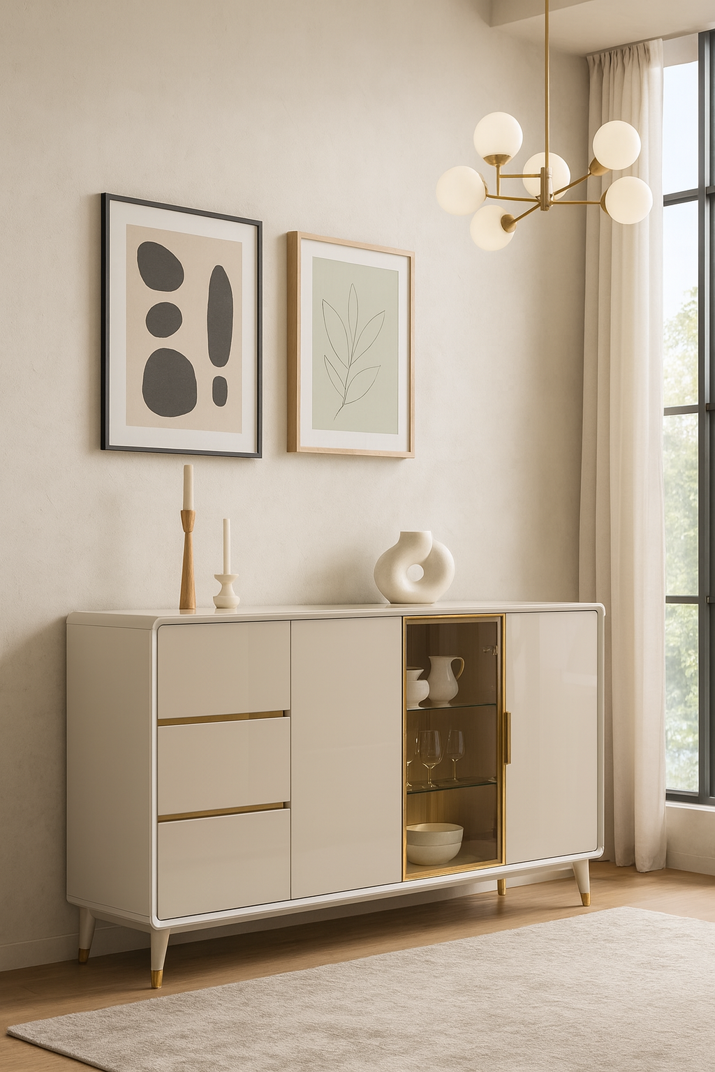140cm moonlight grey side board item #140 140cm moonlight grey side board item #140