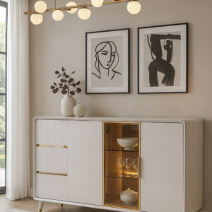 160cm moonlight grey side board item #160