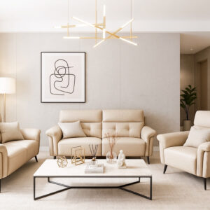 real leather sofa combination item #857