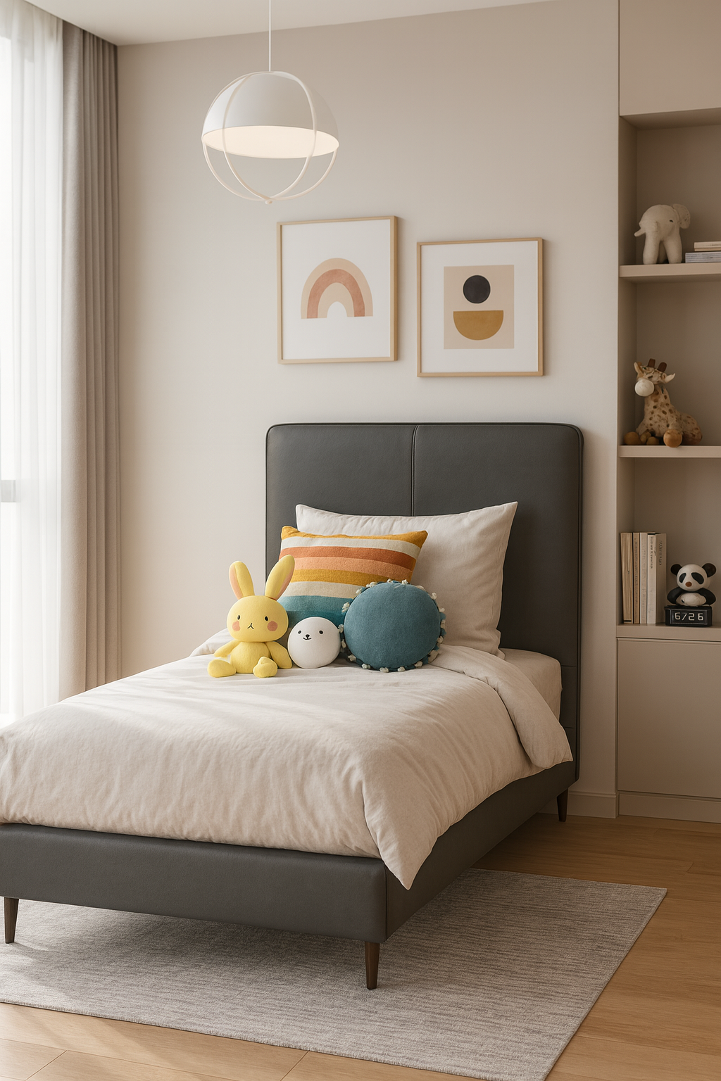 twin tech fabric upholstered bed – item #2808 twin tech fabric upholstered bed – item #2808