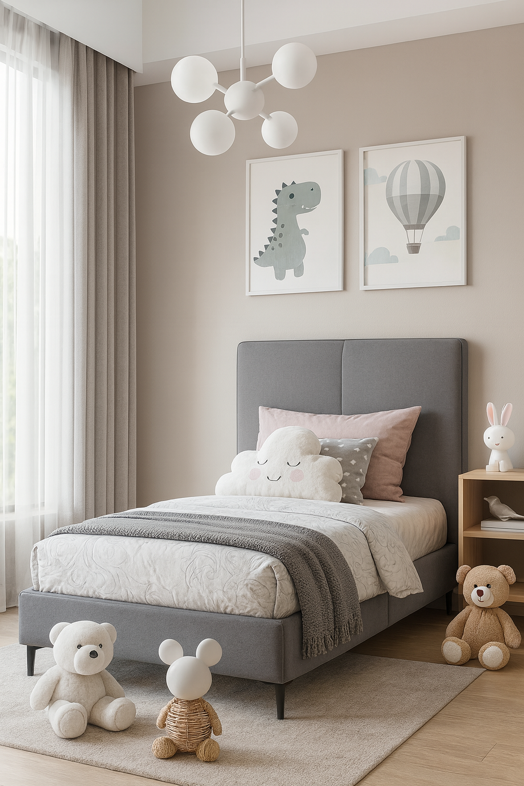 twin tech fabric upholstered bed – item #2808 twin tech fabric upholstered bed – item #2808