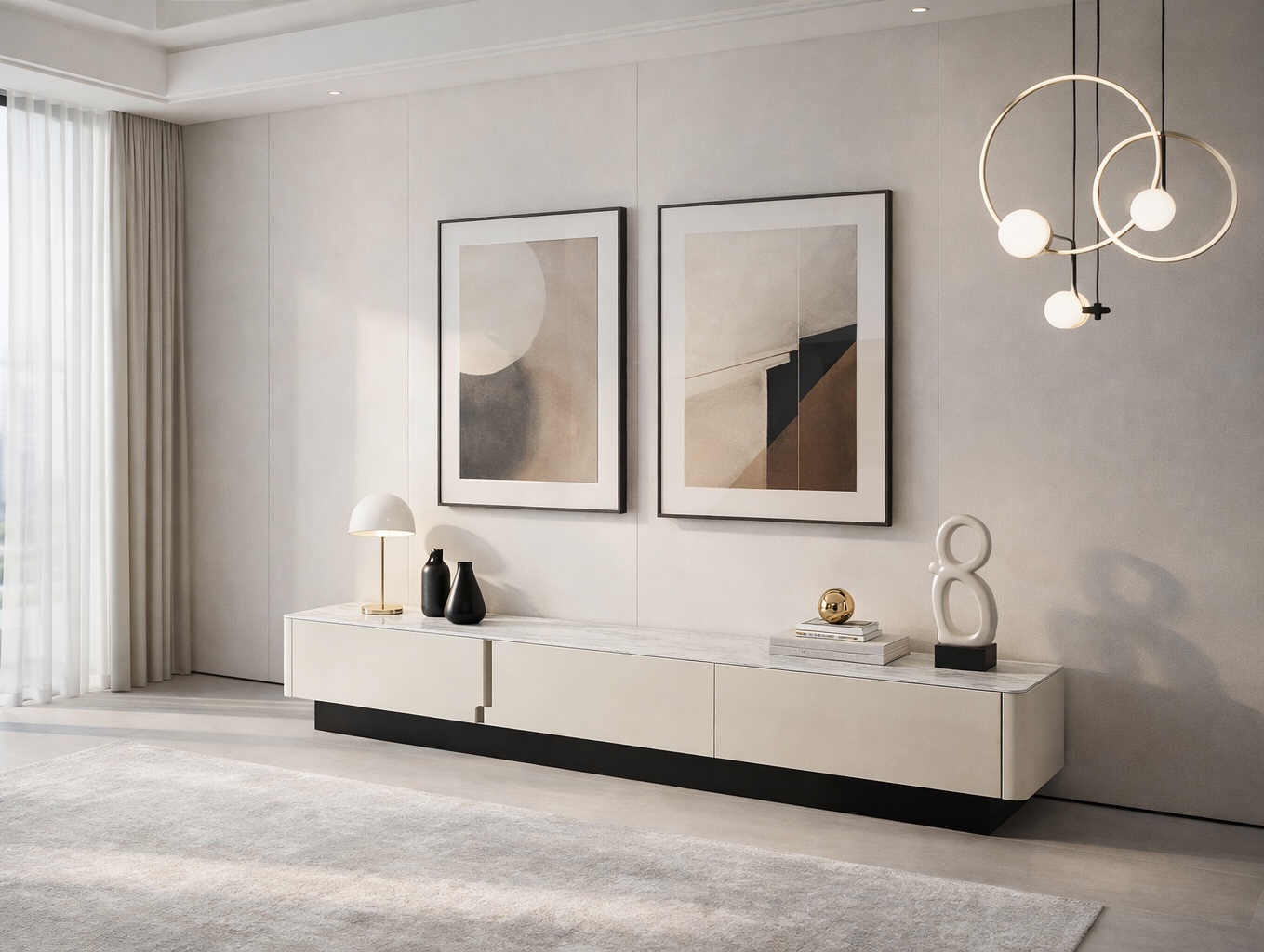 cream modern tv stand with black base item #mg906 20 cream modern tv stand with black base item #mg906 20