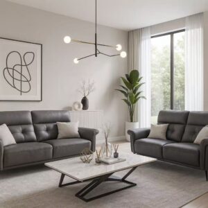 real leather sofa combination item #857