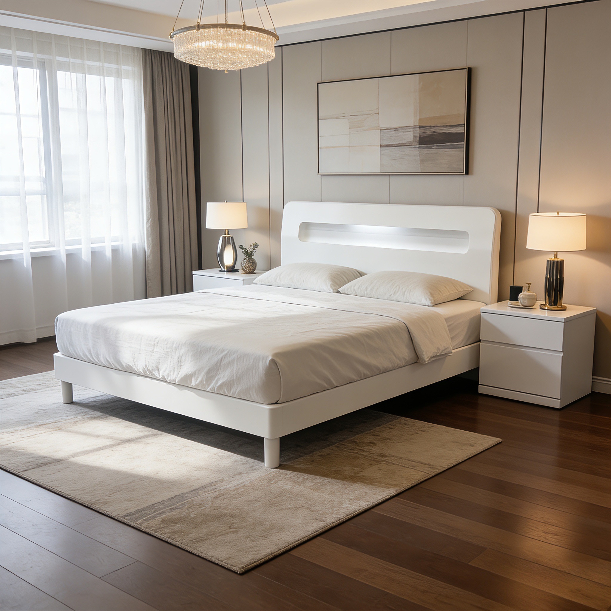 queen alice glossy white bed queen alice glossy white bed