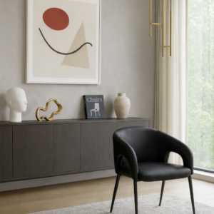 modern performance leather dining chair – item #y251