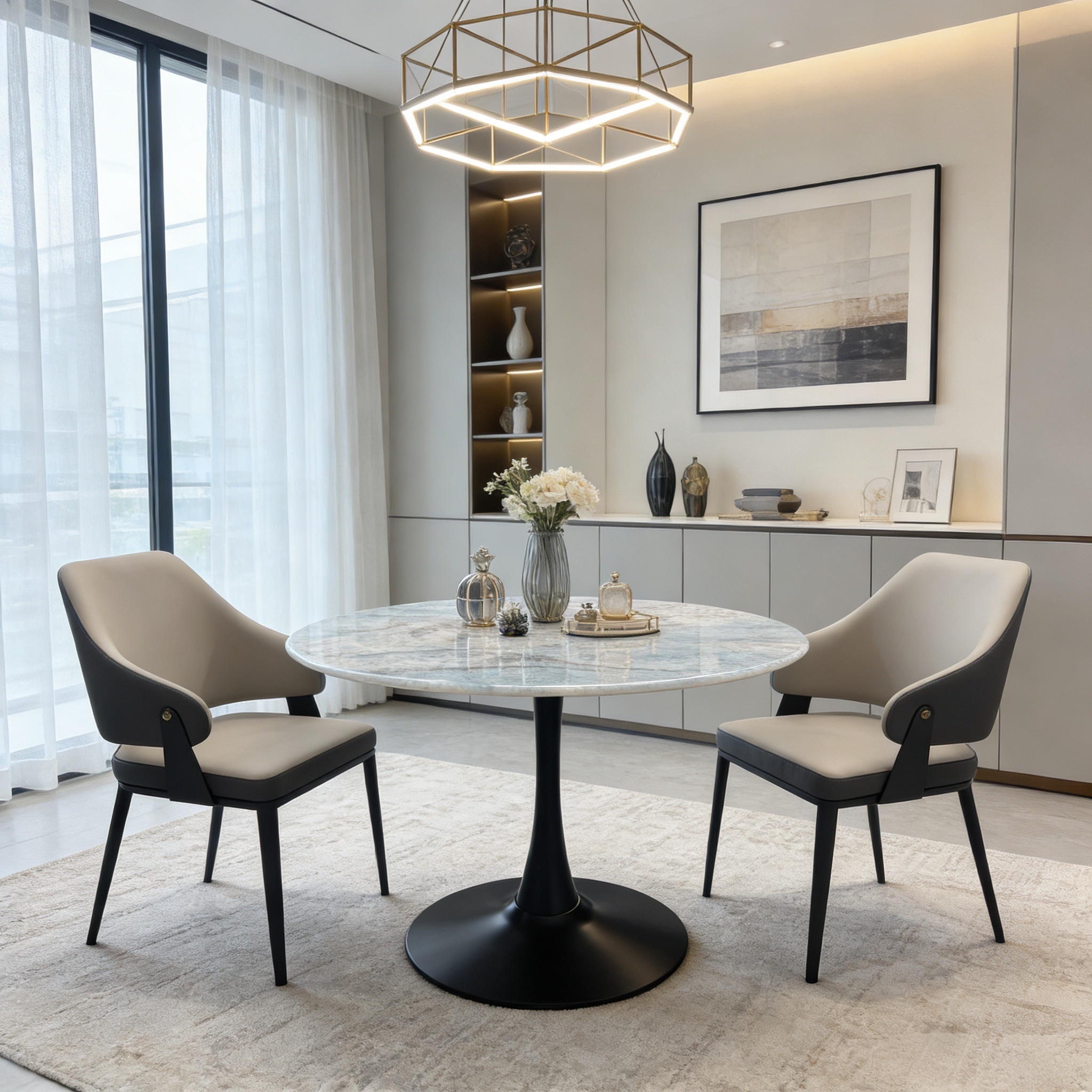 28 inch round sintered stone dining table – item #70 28 inch round sintered stone dining table – item #70