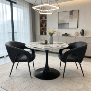 28 inch round sintered stone dining table – item #70