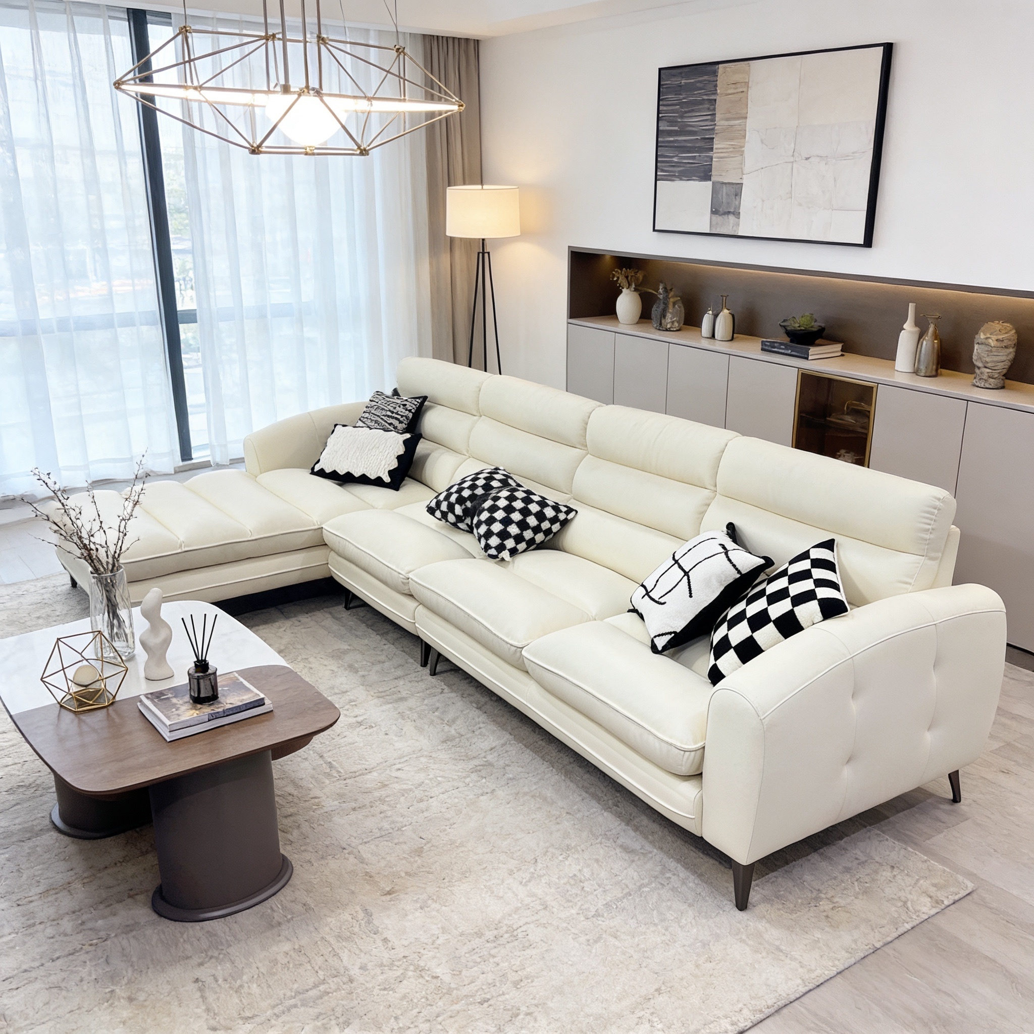 top grain cowhide l shaped sofa item #zm982 338 cm top grain cowhide l shaped sofa item #zm982 338 cm
