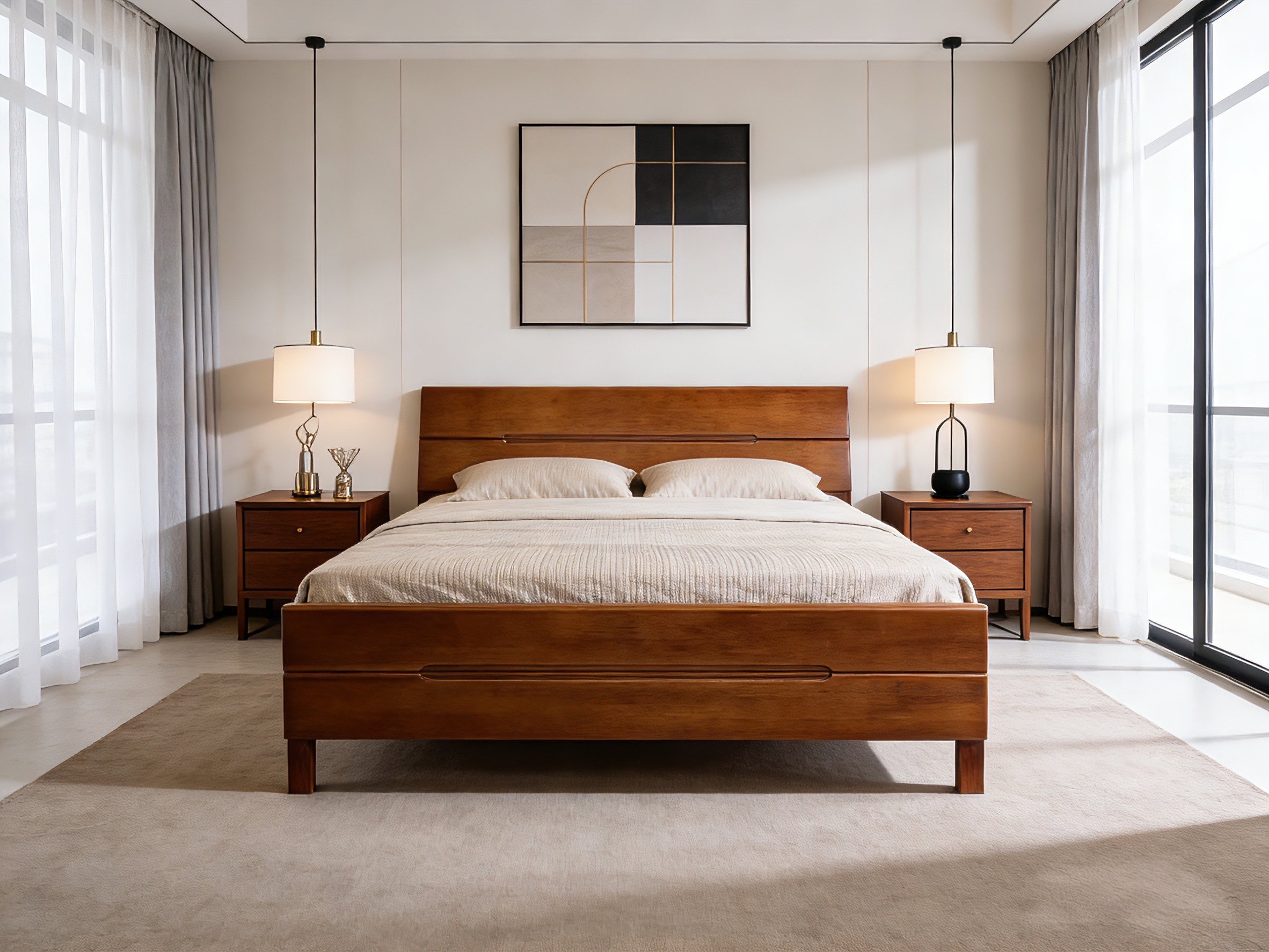 king solid wood oak bed king solid wood oak bed