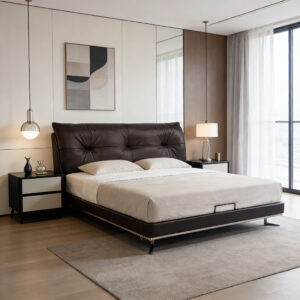 euro king upholstered bed – item #s15