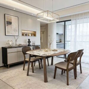 transforming super crystal stone dining table – item #h503 pandora