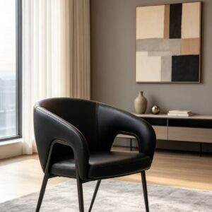 modern performance leather dining chair – item #y251