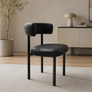 black dining chair – item #t 2bk